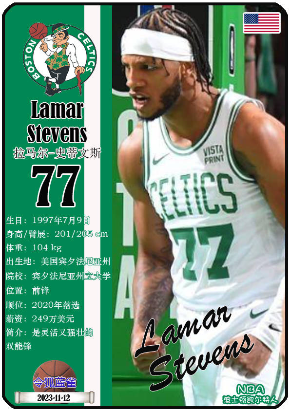 球星卡(nba):波士顿凯尔特人队全阵容(23/24赛季)_豪泽_霍福德_皮特森