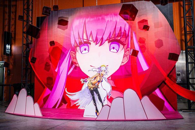 场馆内还设置了6个从者合影点位,奥伯龙,阿纳斯塔西娅,爱尔奎特,陈宫