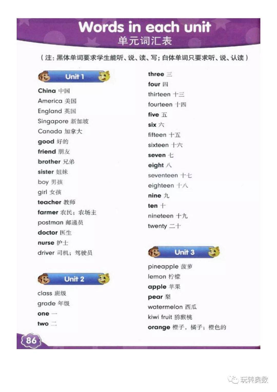 人教精通版小学四年级上册英语电子课本