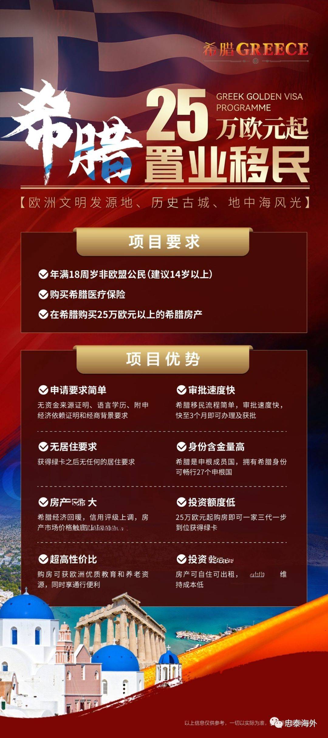 希腊移民办理条件及费用_希腊移民办理条件_希腊移民条件最新