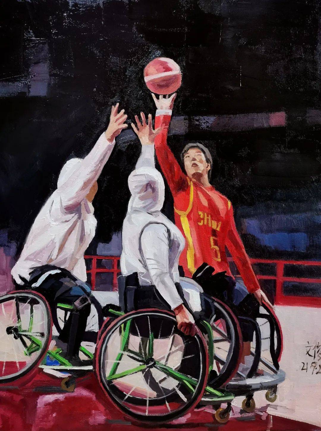 绘画寄情展风采——青年画家左文俊油画作品欣赏_中国_残疾人_卫视