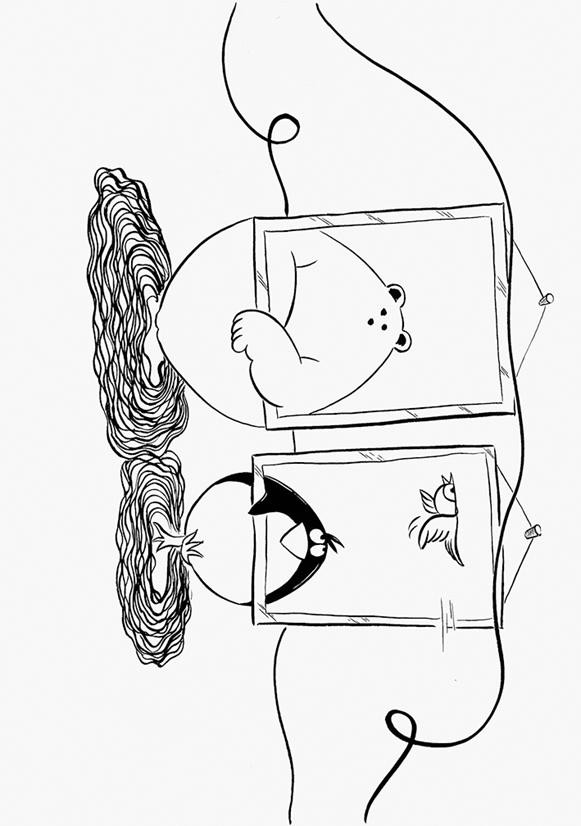 吴小赵,《平行线》_作品_漫画_美术家协会