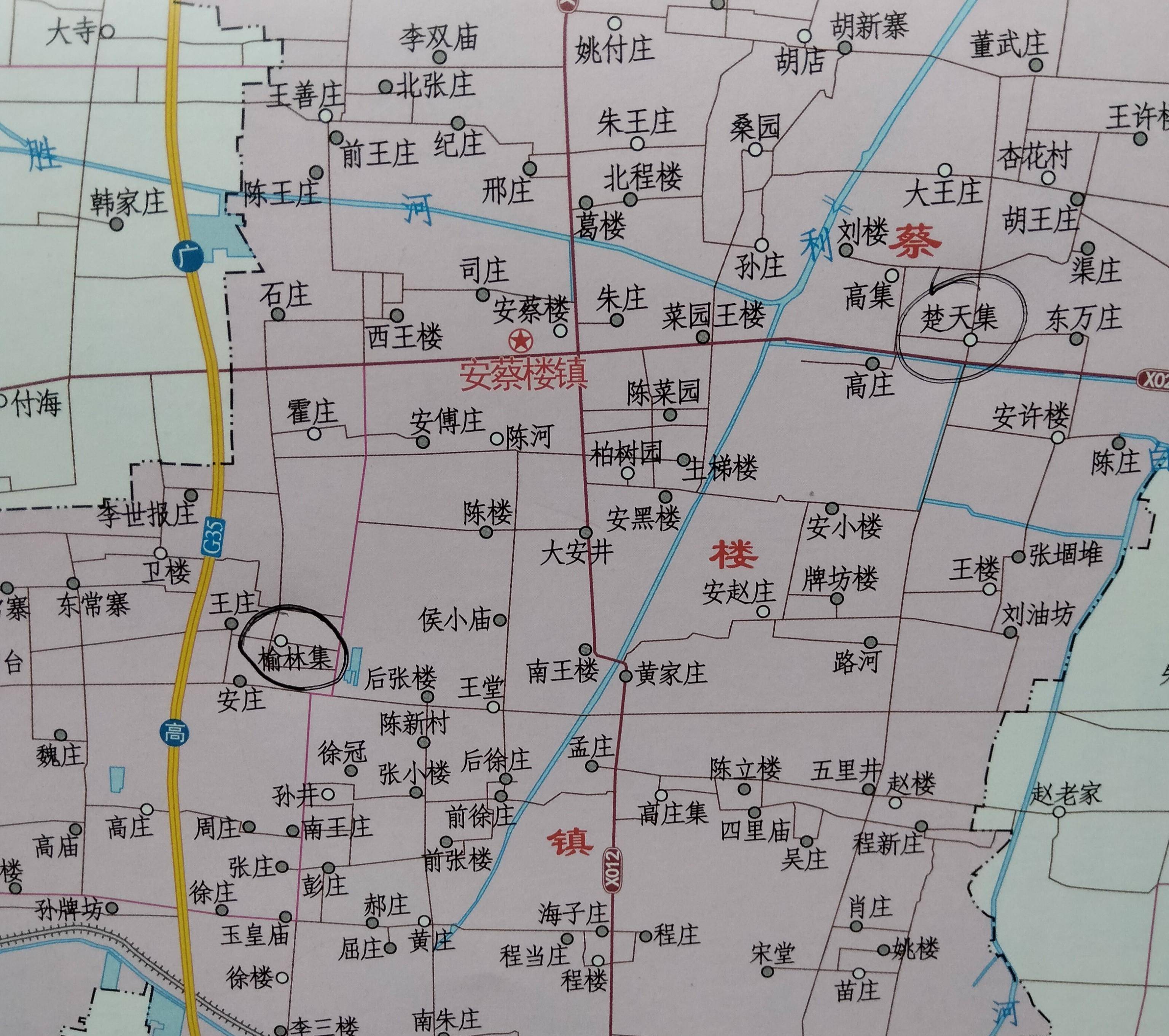 曹县最新路线地图图片