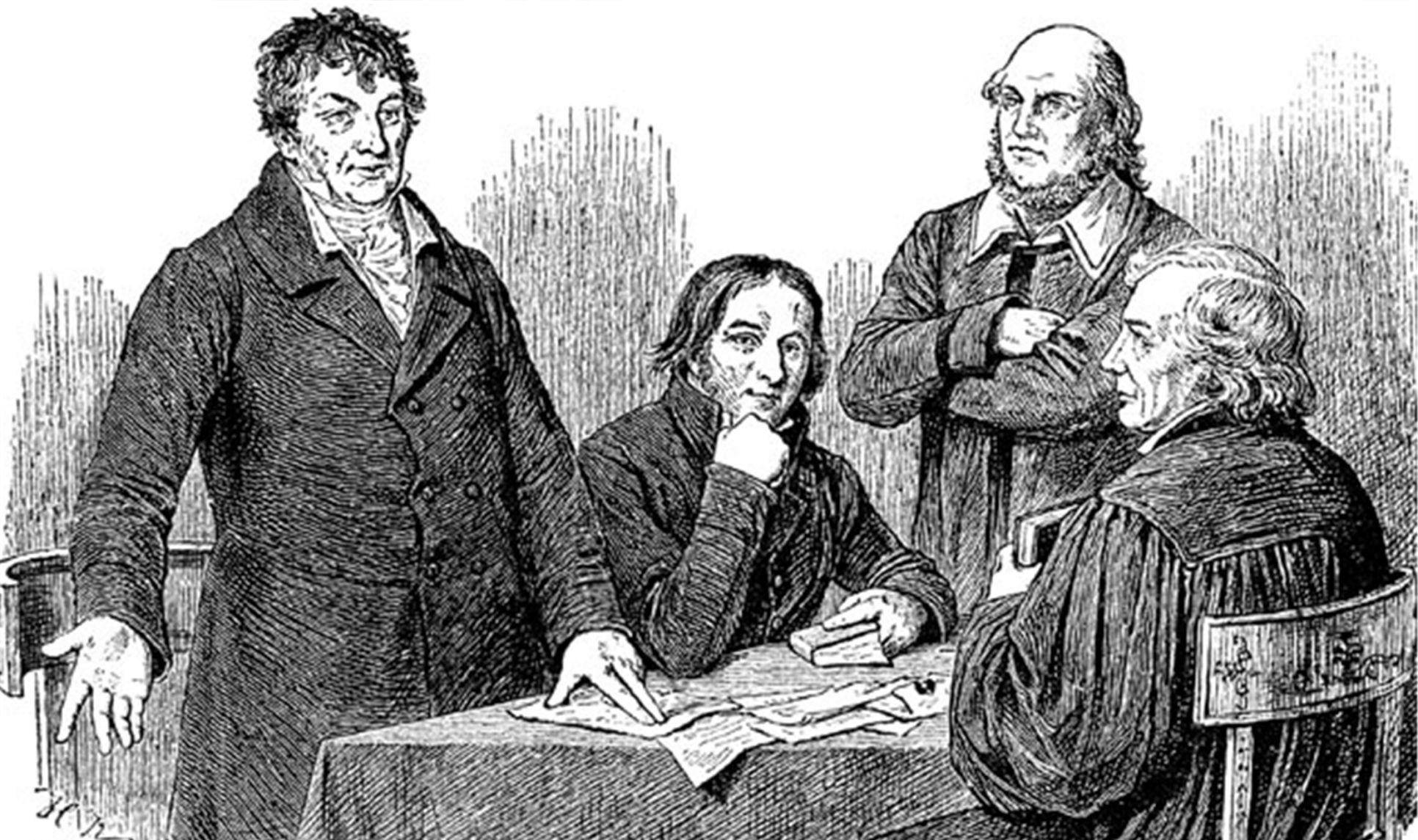 而德国的教授们却有着陈腐的学究气,当法国大革命爆发时,康德依然在学