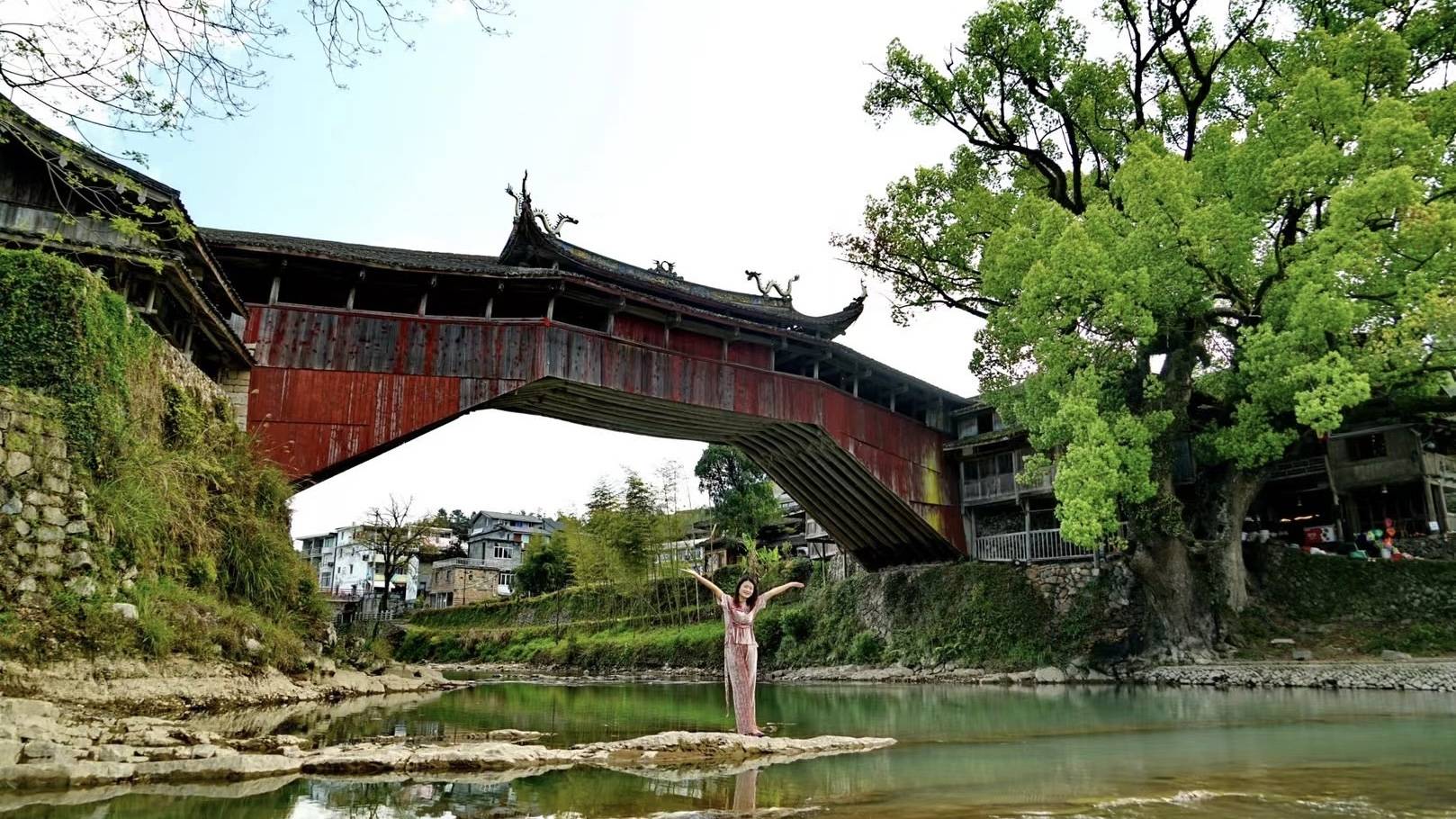 春节游温州,打卡泰顺15座国保廊桥,镶嵌于绿水青山间的文化瑰宝_北涧