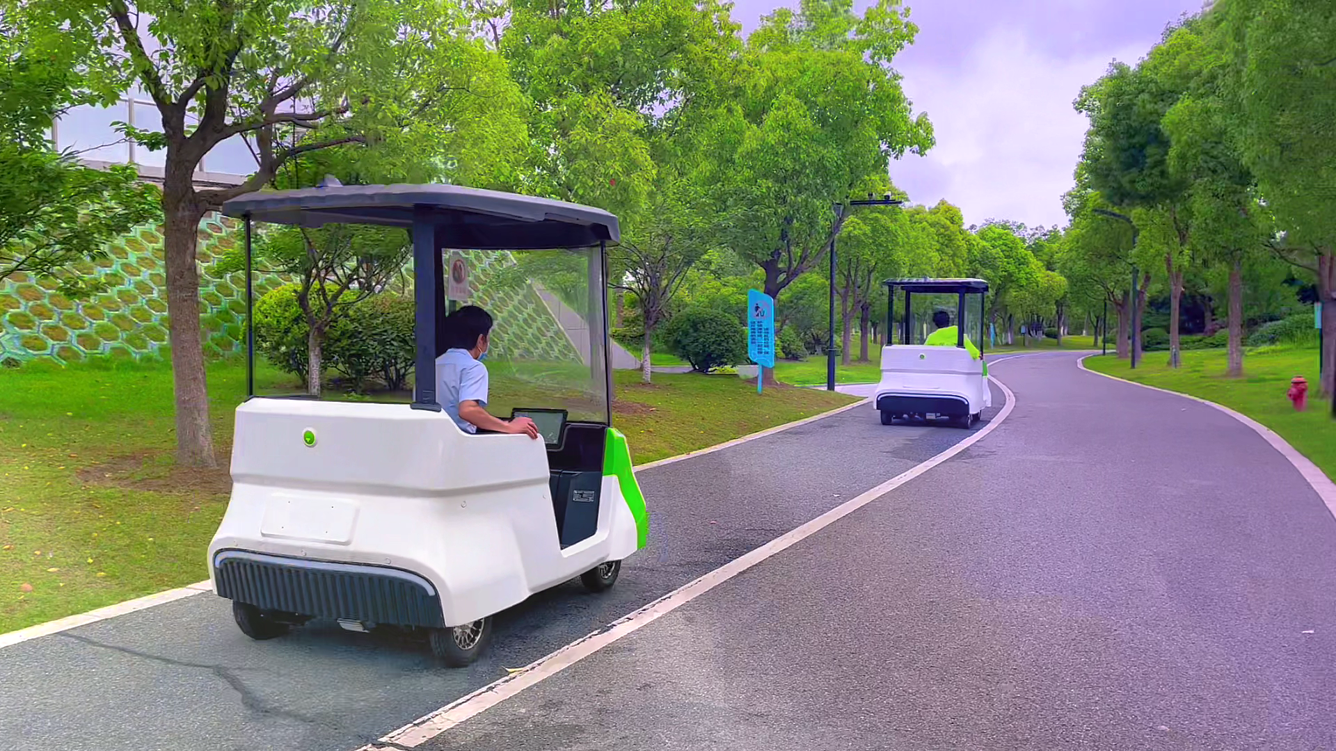 无人驾驶观光车,园区交通新选择