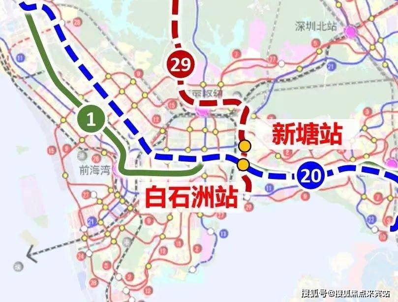 随着地铁 20,29 号线建成投入运营后,项目周边 500 米范围内将有 4 条