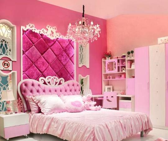 豪华粉色公主房间图片图片