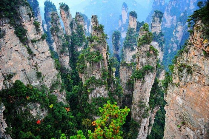 張家界武陵源景區旅遊攻略七天,天門山索道旅遊7日遊