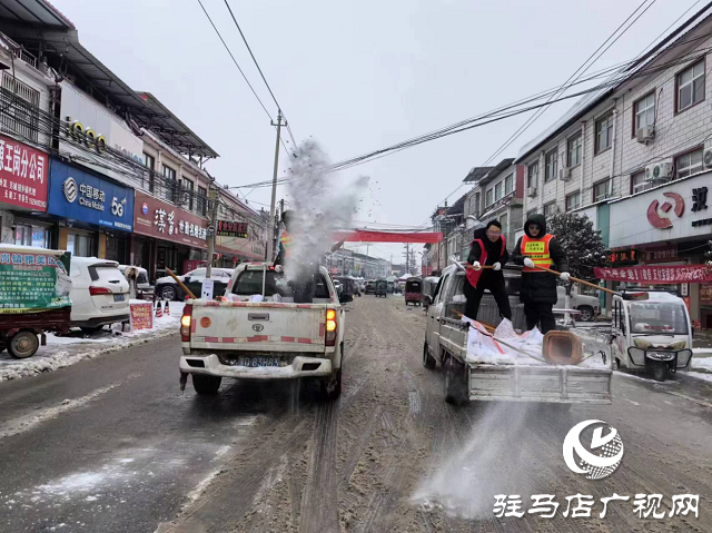 汝南县王岗镇:凝心聚力办实事 新春除雪保安全_群众