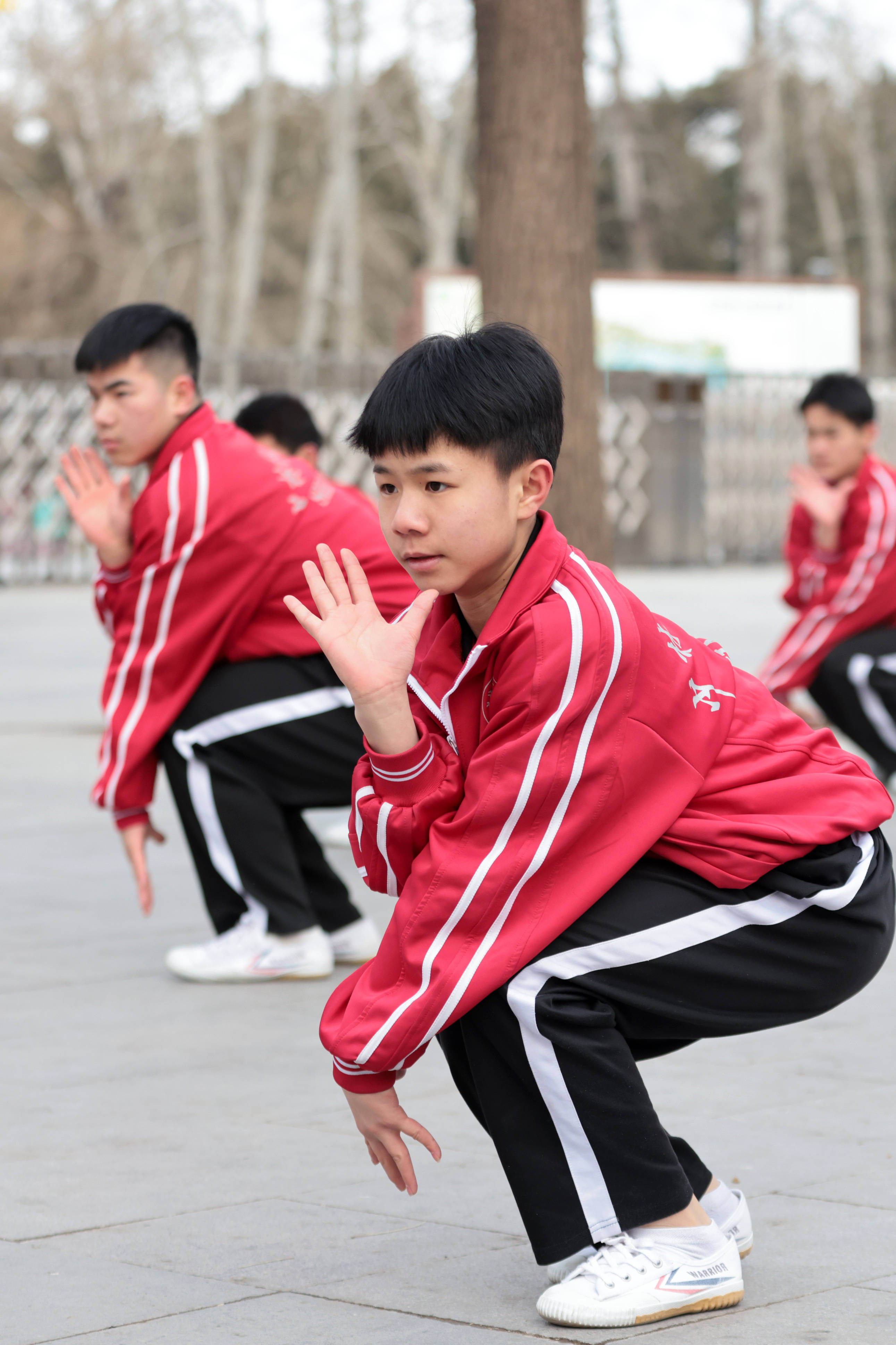 来自河南商丘的7岁功夫小子付力源,是塔沟武校春晚团队中年龄最小的