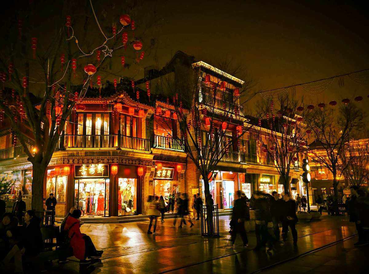 北京晚上的景点图片