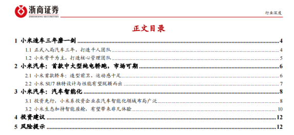 2023-2024年小米汽車行業深度研究報告丨精選9份丨附