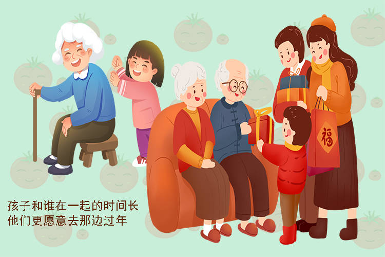 春节孩子更愿意去奶奶家过年,还是去姥姥家过年?娃的选择很现实