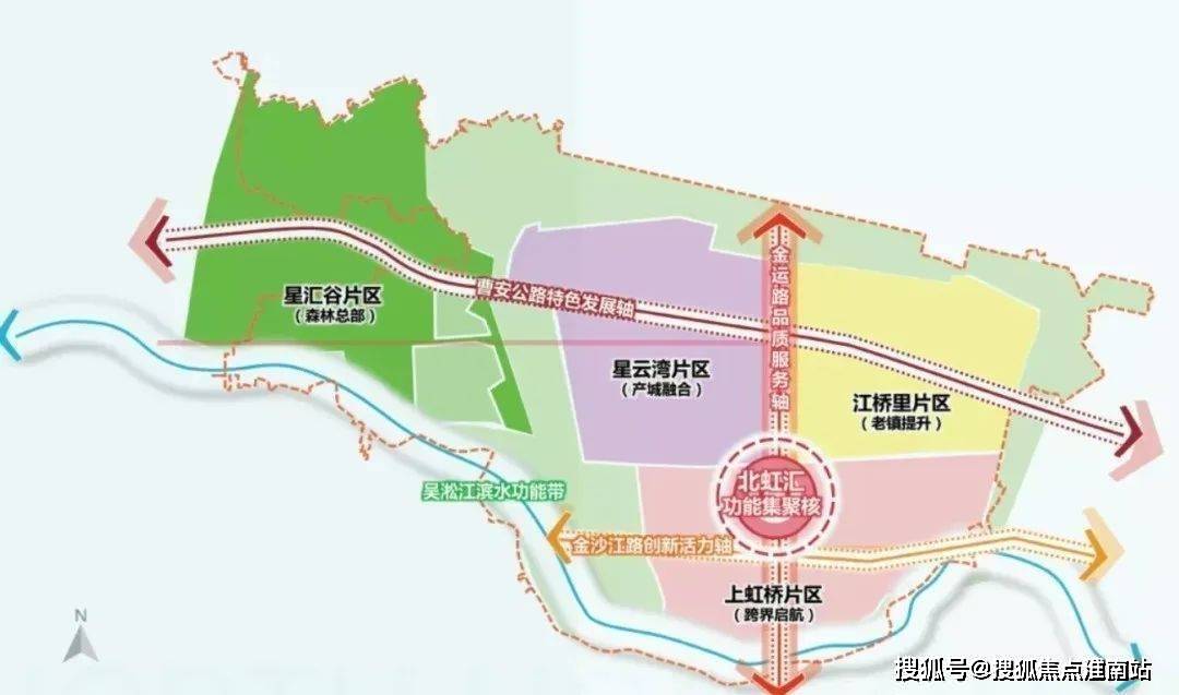 "一核,一带,三轴,四区"最新规划图江桥将全面贯彻落实区委决策部署