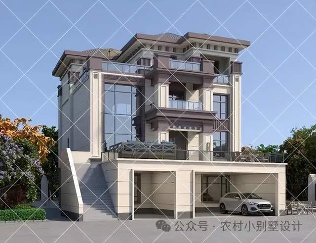 10套三层新中式别墅,带架空层车库,是你心中的理想吗?