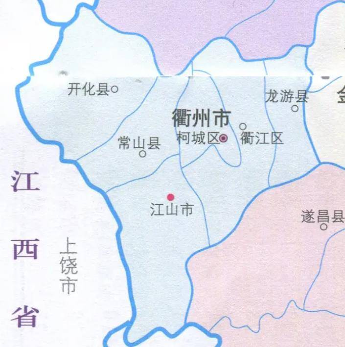浙江金华中国地图图片