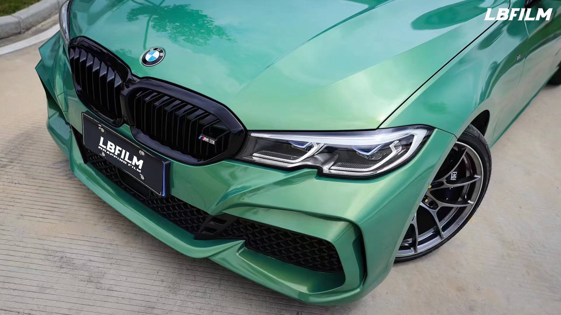 宝马3系lb改色膜原厂漆彩虹祖母绿, 低调沉稳的绿色系_搜狐汽车_搜狐