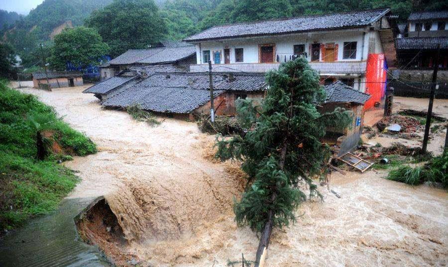 江西大水小史,原来这么糟糕,在古代大水能淹没四楼不