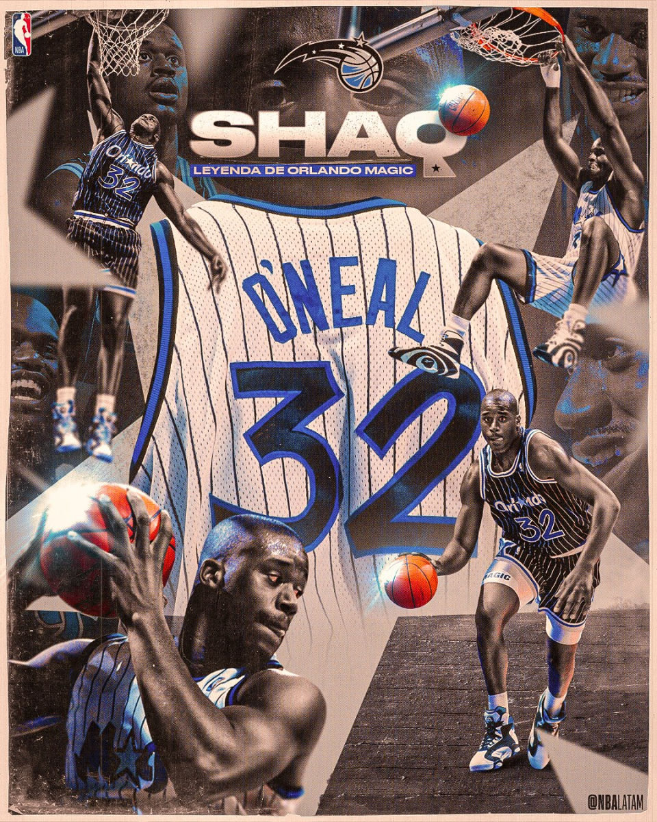 魔术退役奥尼尔32号球衣:幼鲨当时有多强?