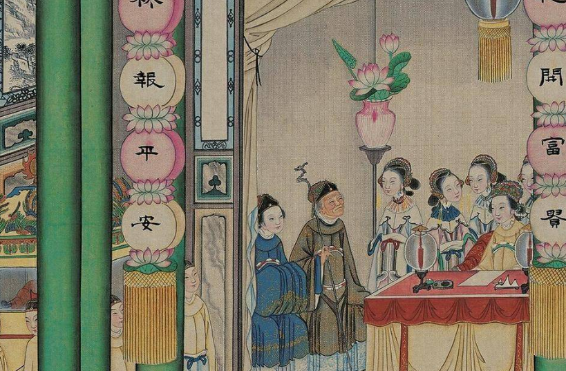 在那队人马中,娇杏瞥见了一个熟悉的面孔——新任知府贾雨村.