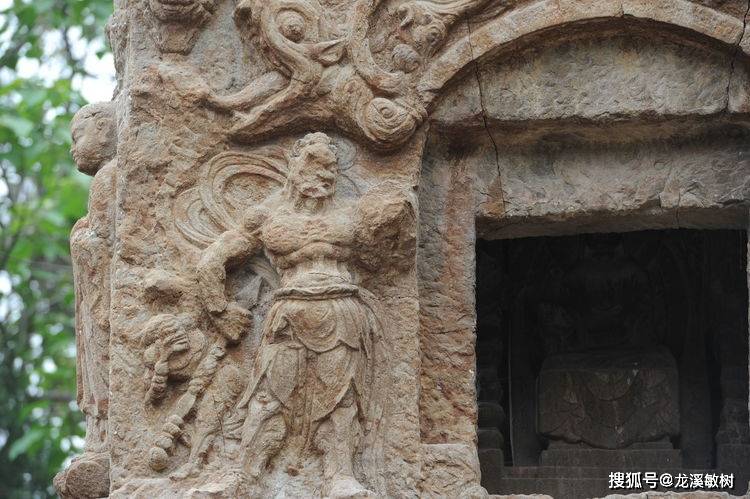 神通寺龙虎塔,唐代雕塑艺术的宝库_佛像_狮子_莲花