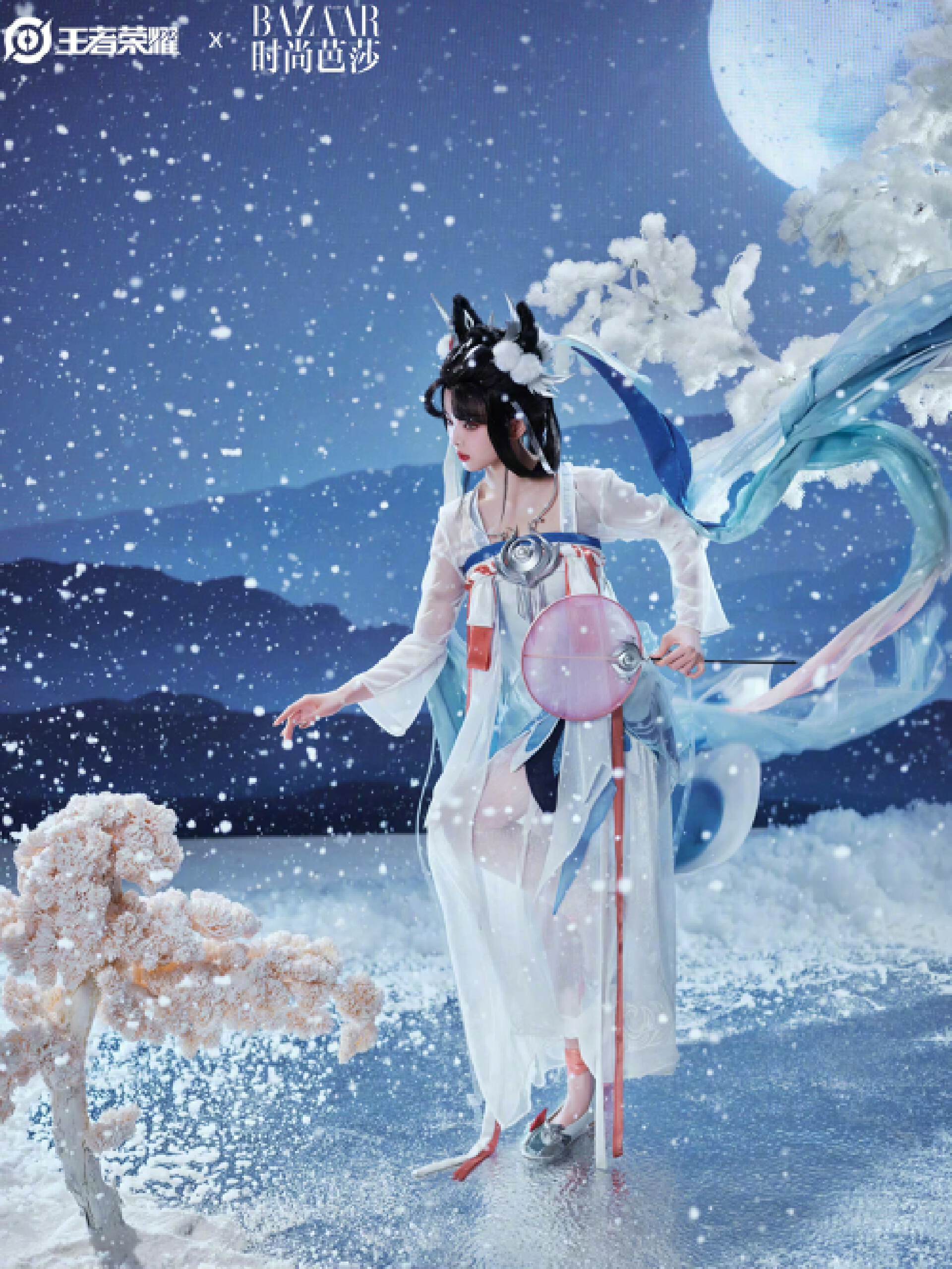 杨超越神还原嫦娥,田曦薇西施形象美哭_皮肤_玩家_赵灵儿