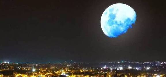 月食是地球正好位在太阳与