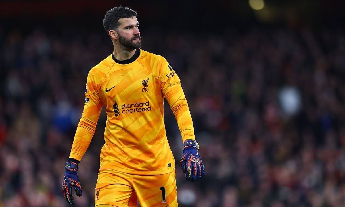 阿利松因腿筋受伤将缺席利物浦对布伦特福德的比赛