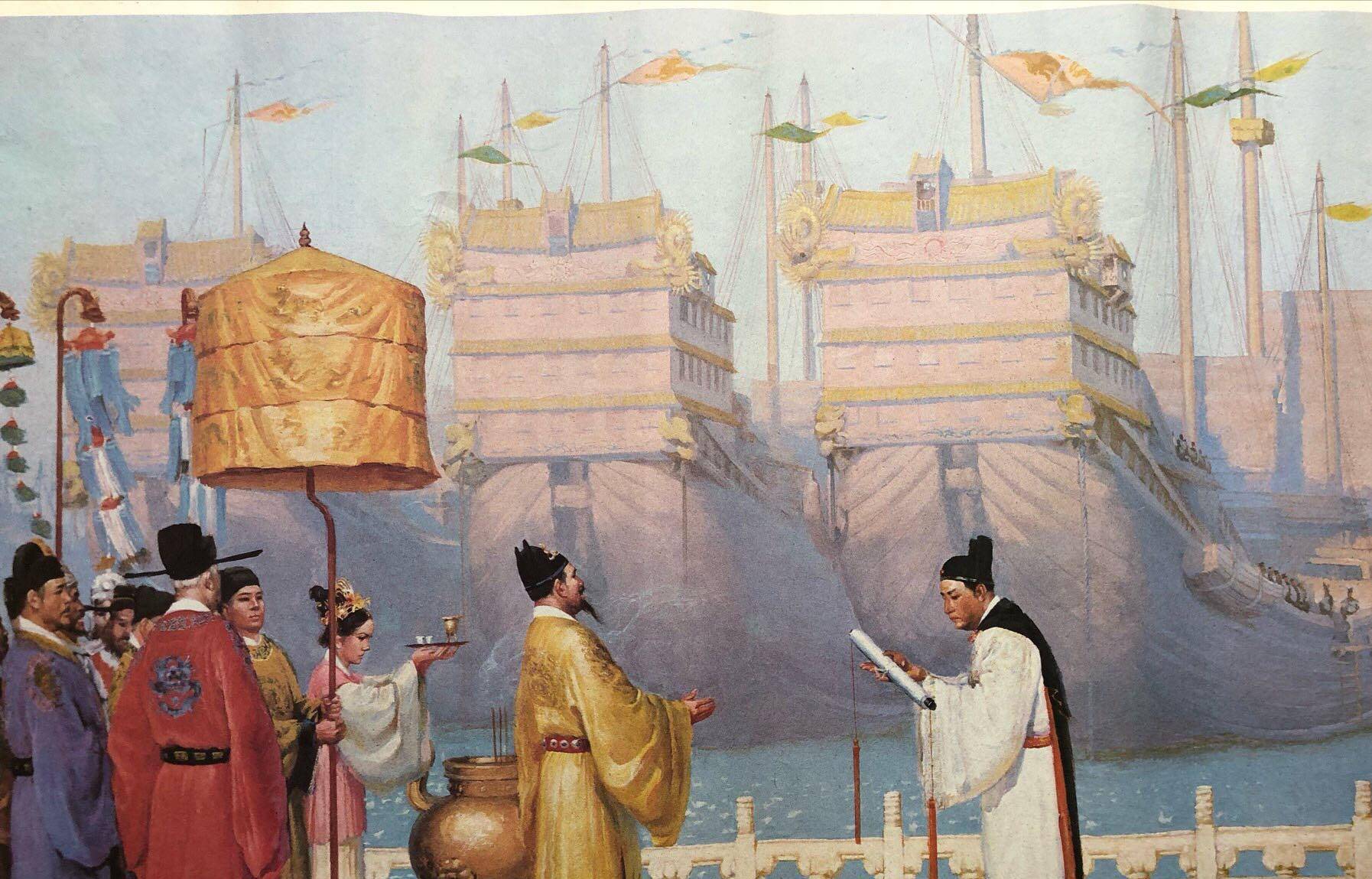 郑和下西洋——他并不是单纯的宣扬"国威"_朱棣_永乐皇帝_一定的