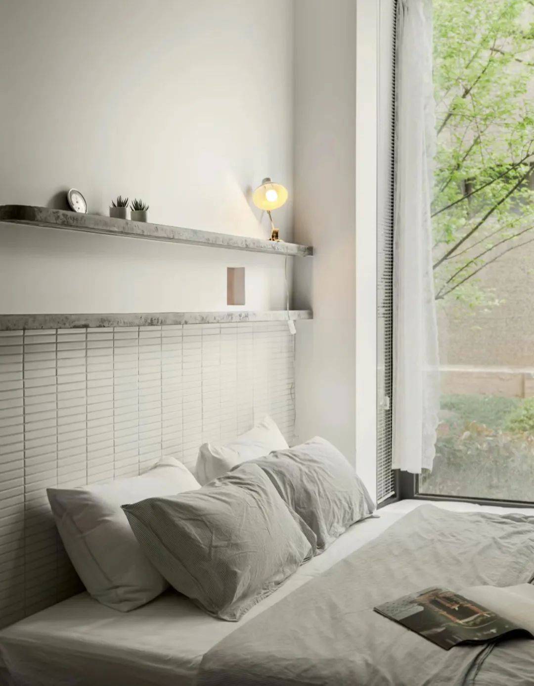 床头背景墙,除了挂画,还可以挂什么?_装饰_卧室_空间