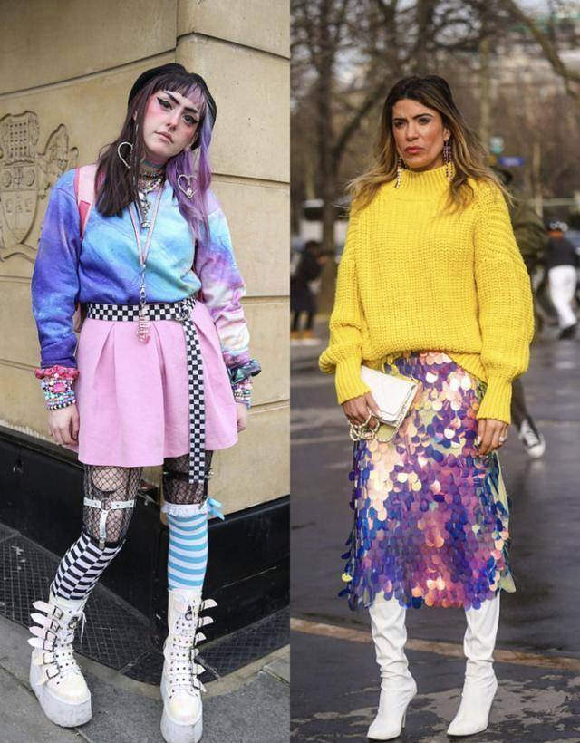 千禧年的y2k风格火了整个时尚圈,强烈未来感和科技感,怎能不爱_色彩感