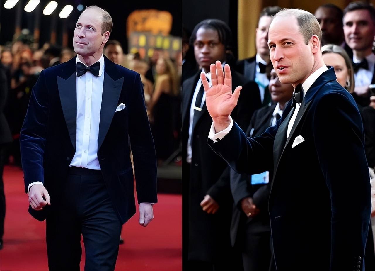 威廉王子穿着丝绒晚礼服出席活动,但没凯特陪伴,总觉有点遗憾_威尔士