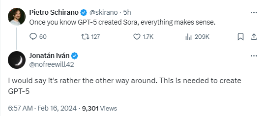 openai 发布首个文生视频模型sora,gpt-5不远了?_图像_文本_数据