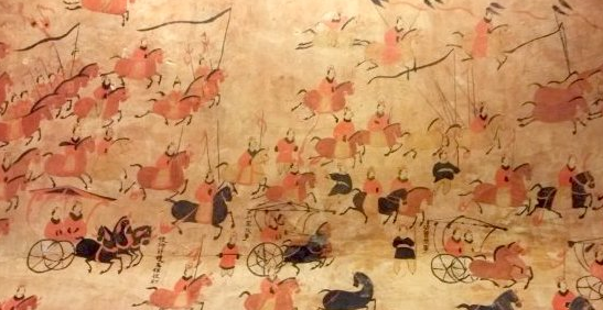 汉代壁画色彩艳丽多姿,内容丰富多彩,是中华文明的真实史书