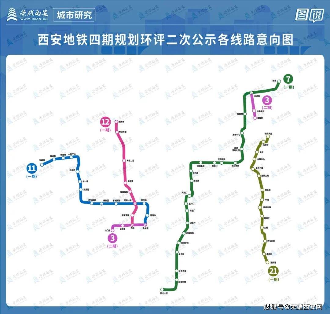 西安地铁四期大幅缩水,这些区域成规划盲区!