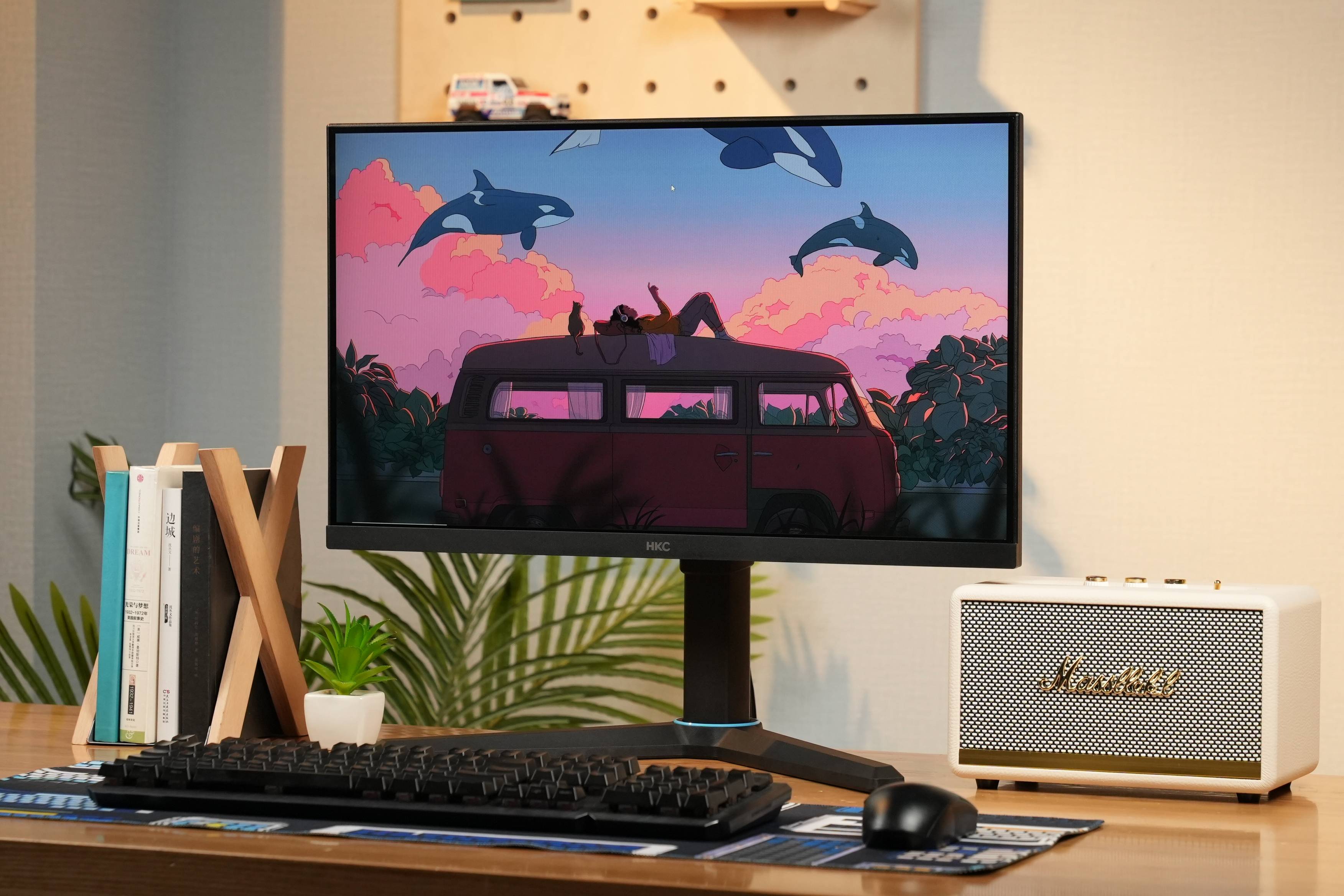 高刷电竞显示器 - hkc vg253km_游戏_画面_freesync