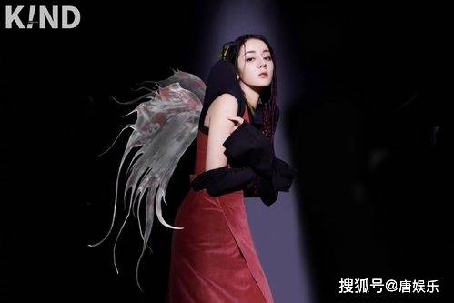 迪丽热巴的白色羽翼造型真是太绝了!