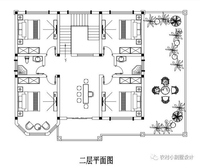 二层带堂屋神位农村自建房,22款有神有堂屋的农村自建房简欧别墅_设计