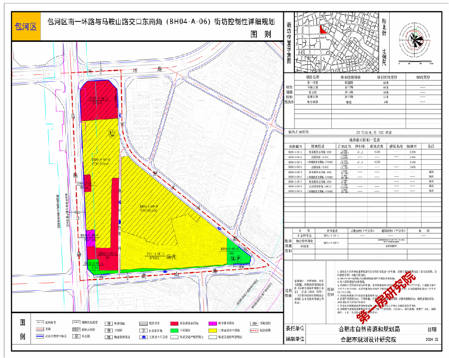 规划范围东至规划支路,西至南一环,南至南淝河路,北至巢湖南路,总面积