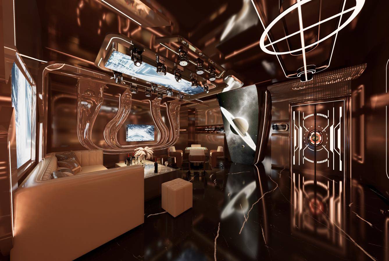 刘柯设计|杭州众高乐高尔夫ktv斩获法国双面神gpdp大奖