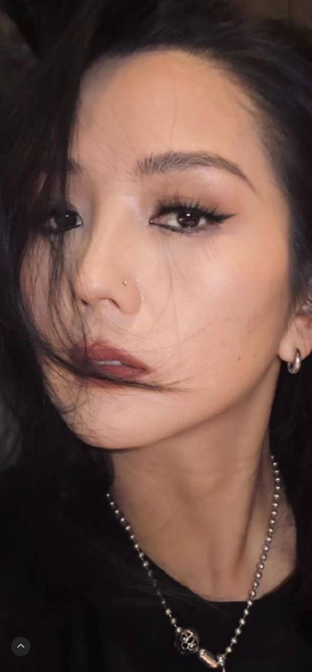 无可否认,何洁妆容之外,她个性化的鼻钉和腕部纹身图案同样引人瞩目.