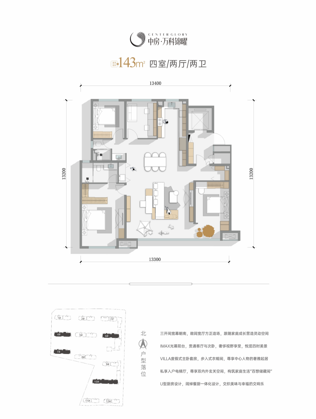 银川万科阅海锦绣户型图片