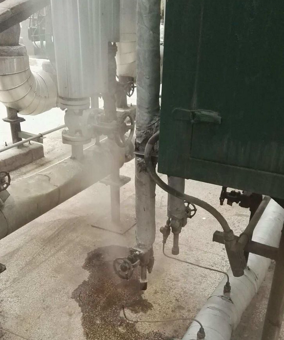 考虑到存在一定量的热损失,如果采用蒸汽伴热起不到保温的作用,随后该