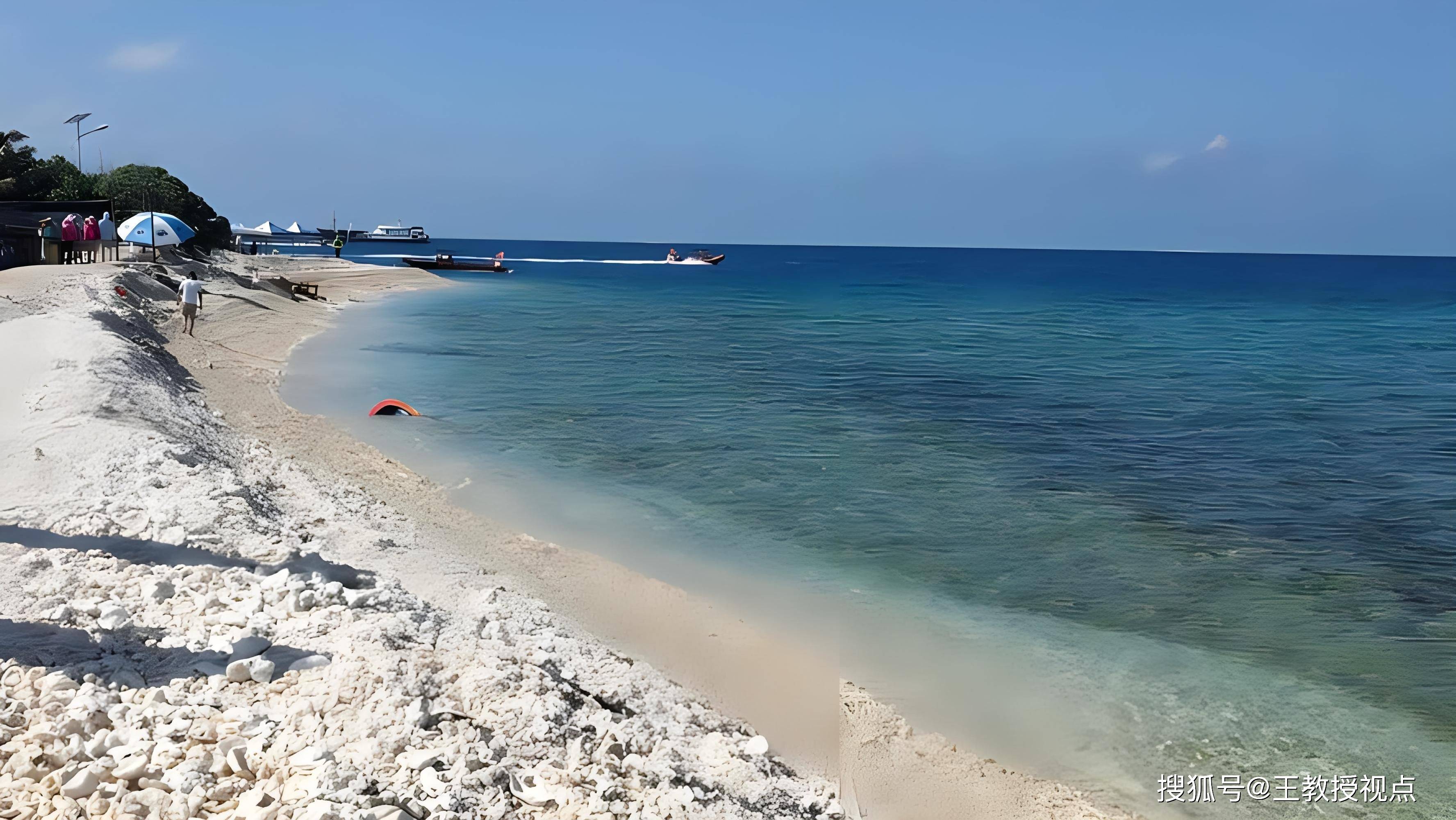 西沙群岛的美景 赶海图片