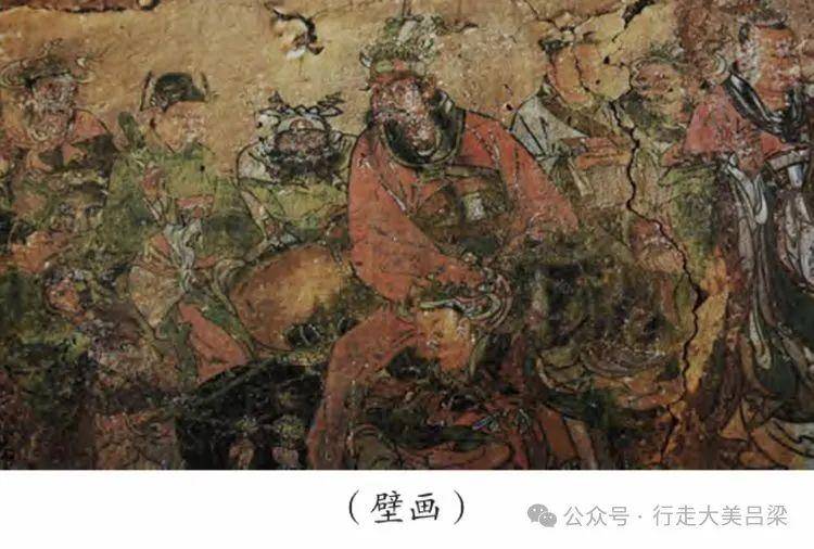 虽久经沧桑,但线条苍劲,色彩丰富,人物意态生动,景致优美,笔法流畅而