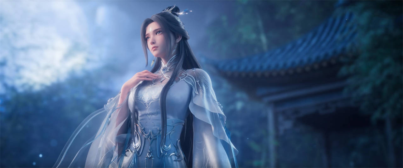 皮裤终于没了,这才是大家心中的白衣女神_木子_动漫_裙子