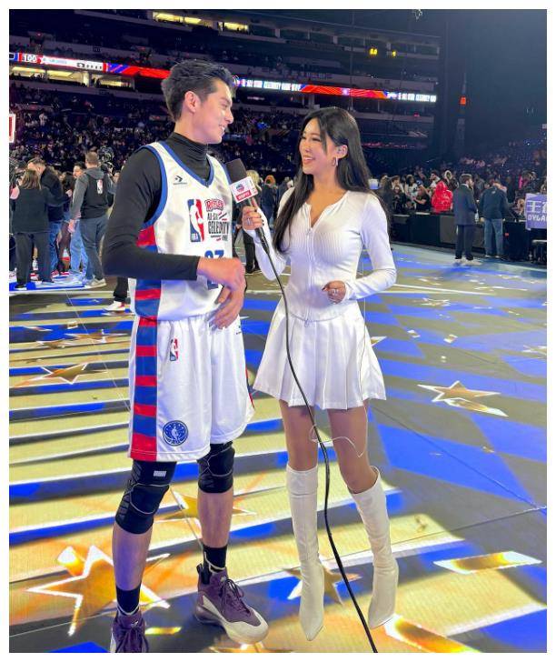 36岁美女记者周玲安晒傲人身材照,采访王鹤棣,前夫回忆如此.