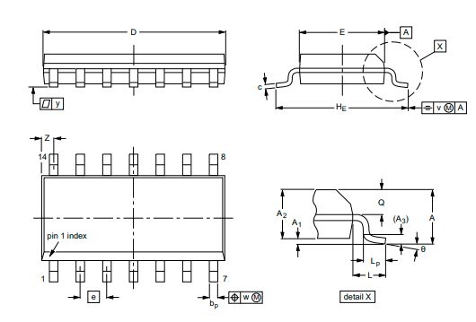 74hct08d/sn74hct08dr逻辑芯片中文资料最新pdf档产品手册引脚图原理
