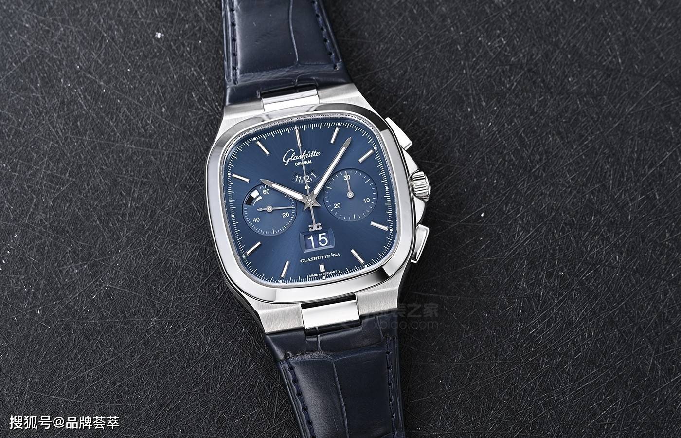 欣赏两只设计感强的计时表_格拉苏蒂_机芯_材质